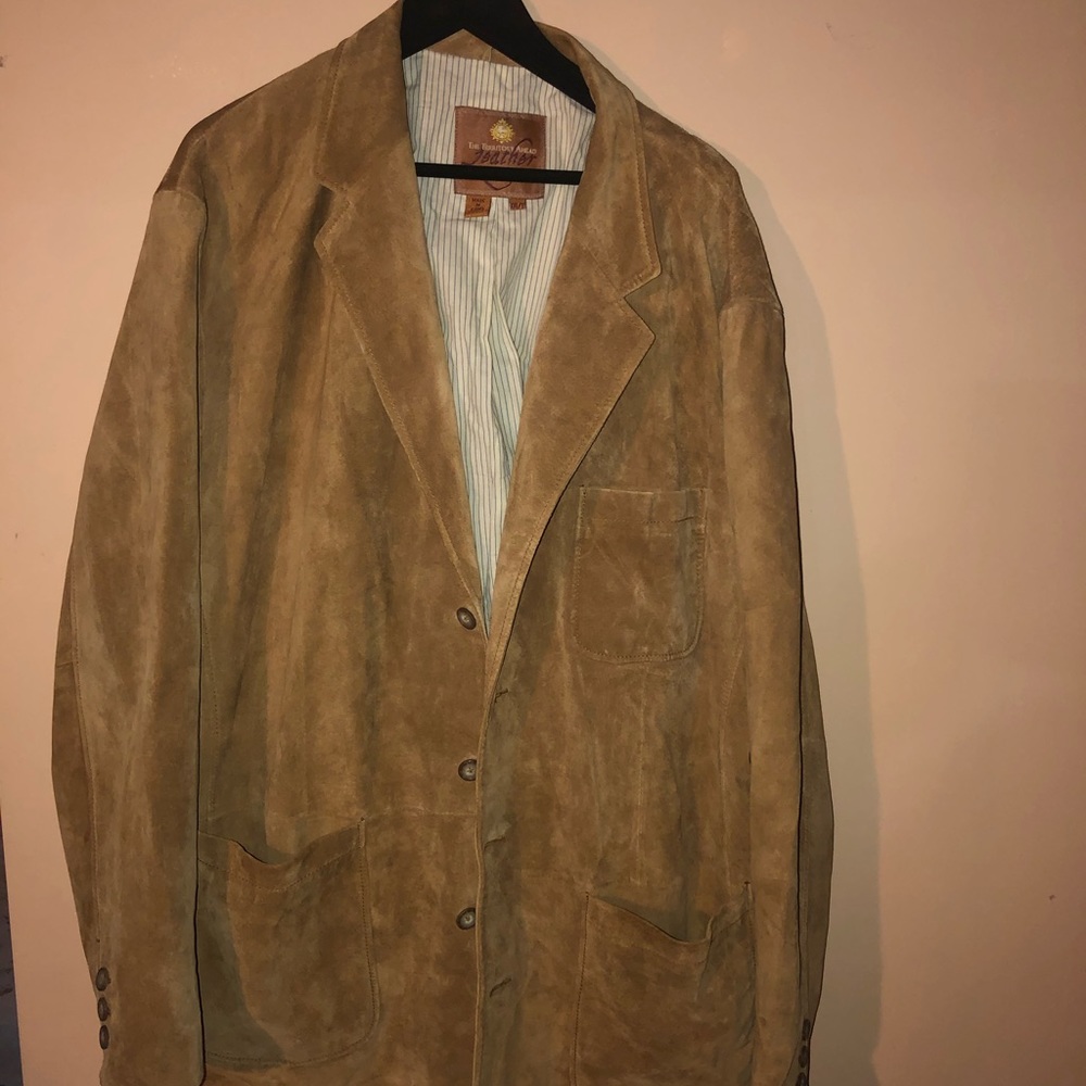 Tan Territory Ahead Suede Coat
